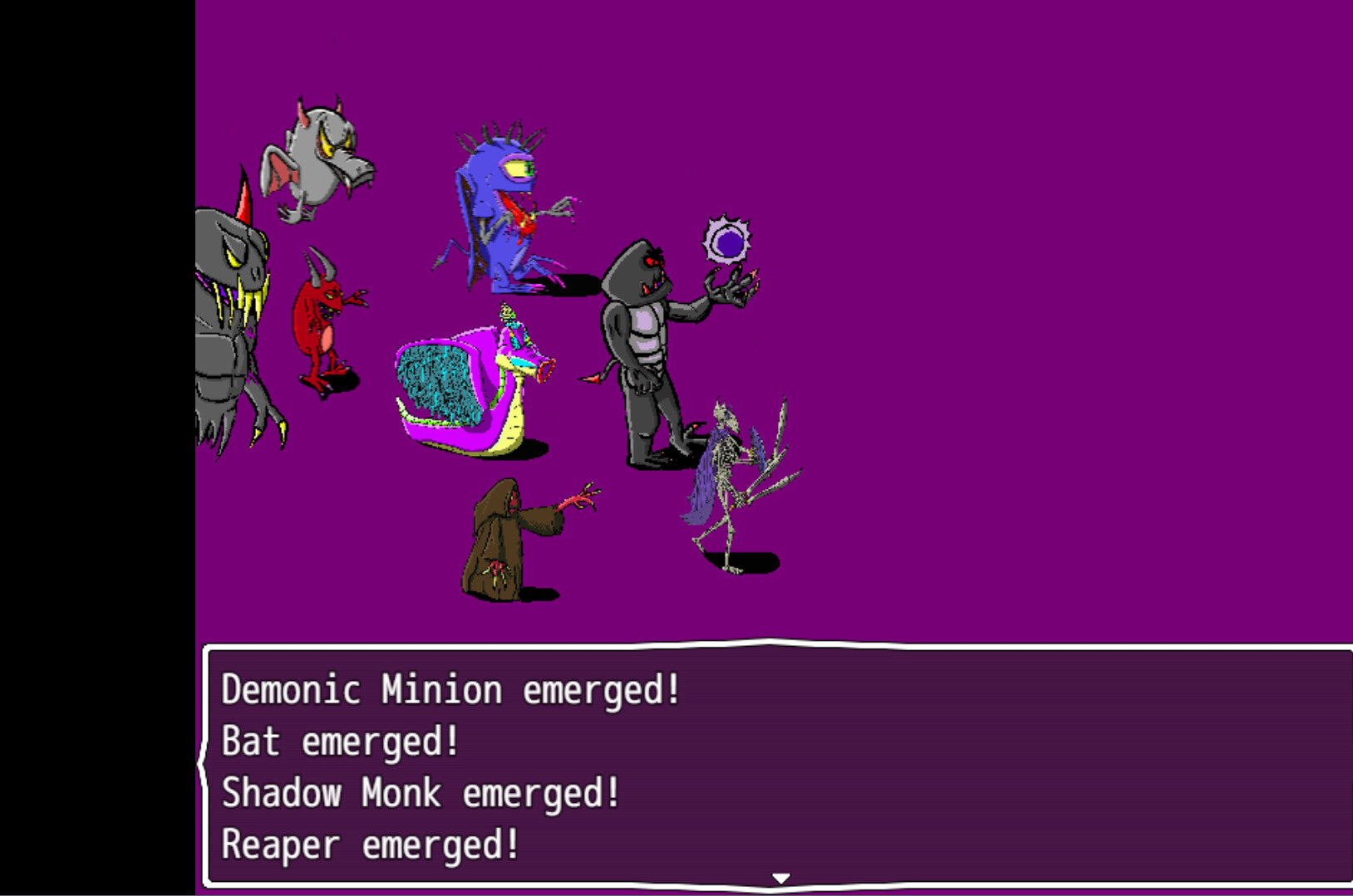 RPG Maker MZ - Pixel Pack 3 Sideview Enemies