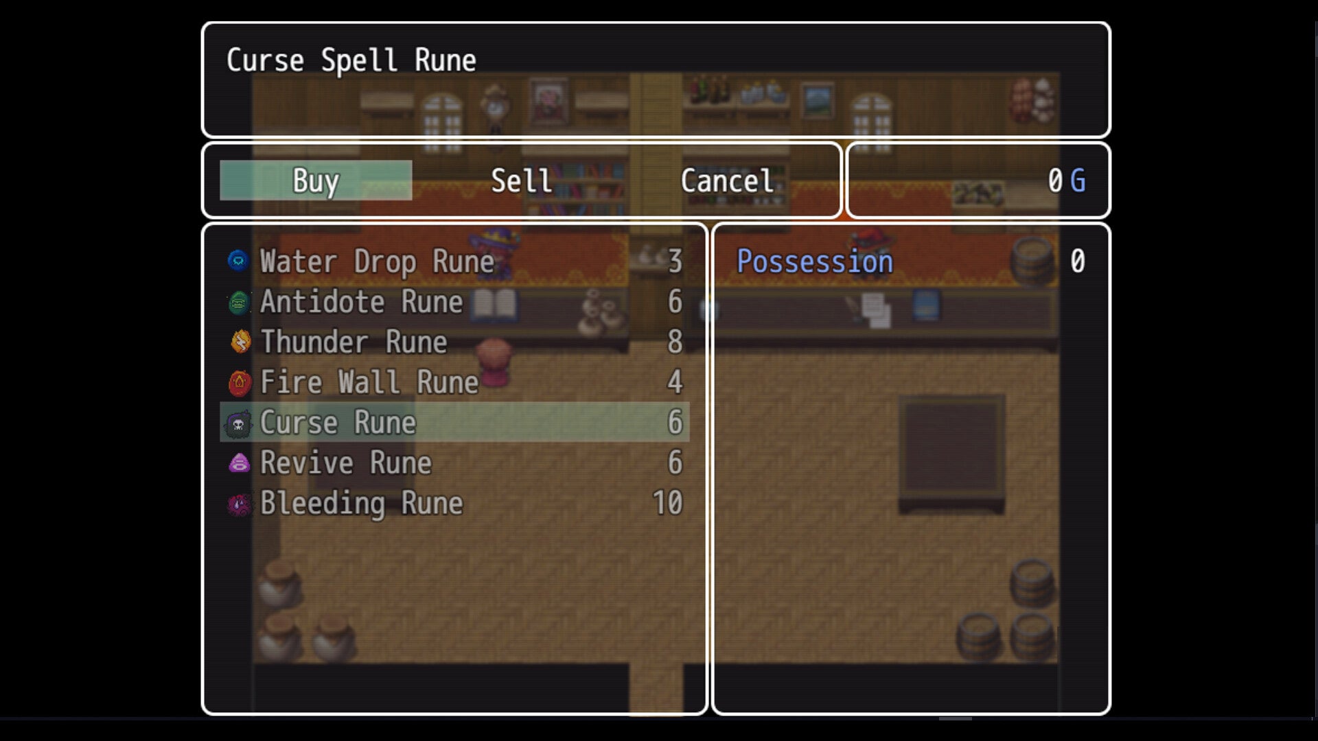 RPG Maker MZ - MAGIC RUNES ICONSET PACK