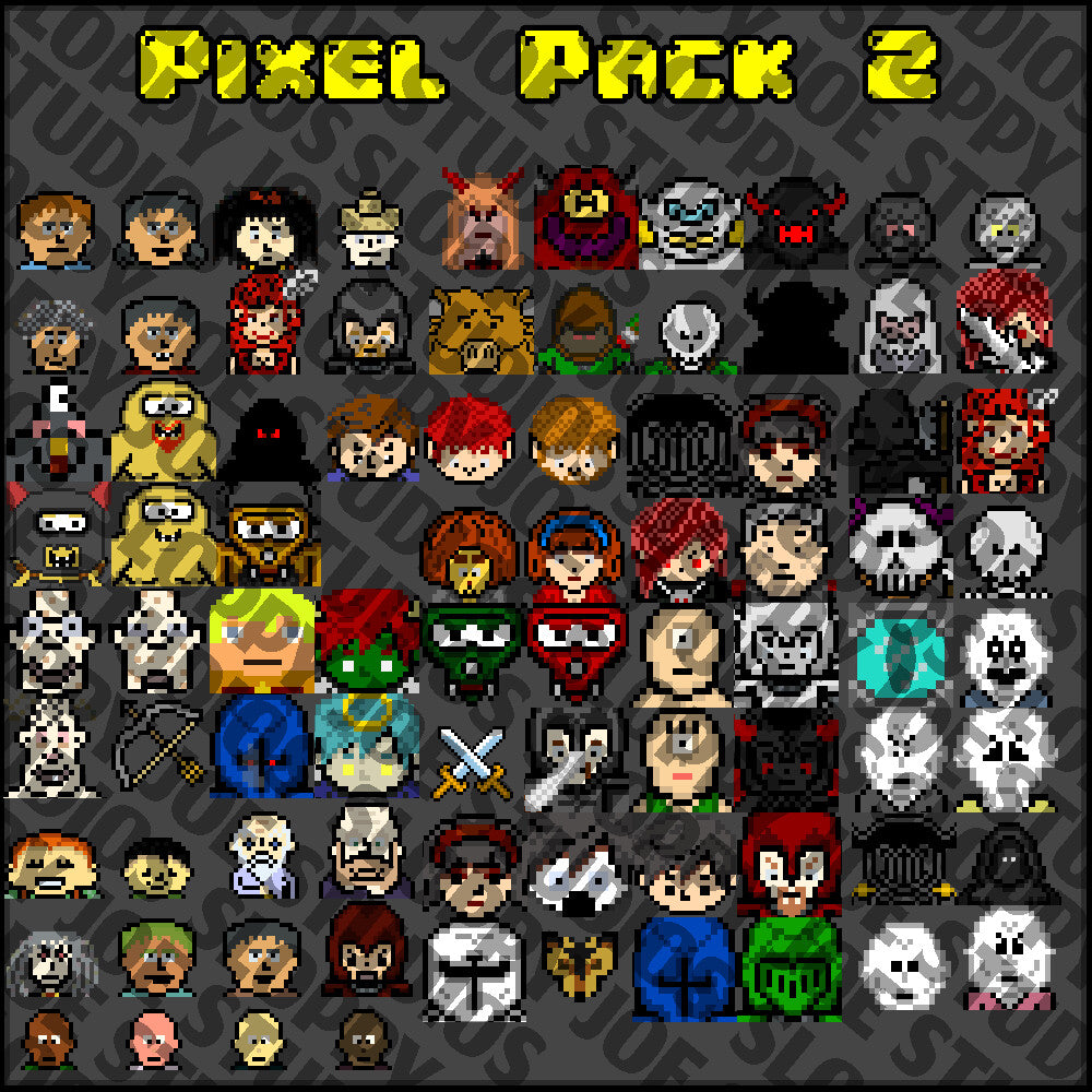 RPG Maker MZ - Pixel Pack 2 Characters - Faces - Sideview Enemies