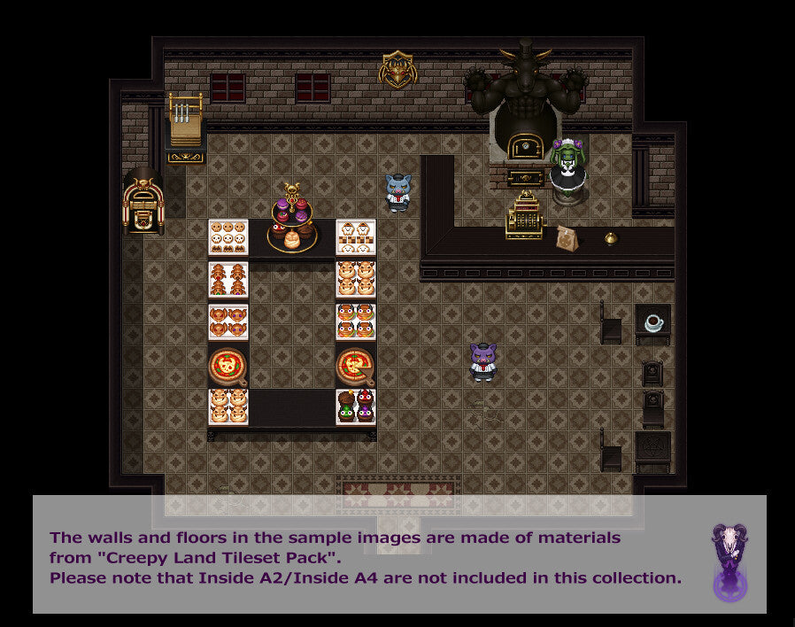RPG Maker MZ - Creepy Land Tileset Pack Plus