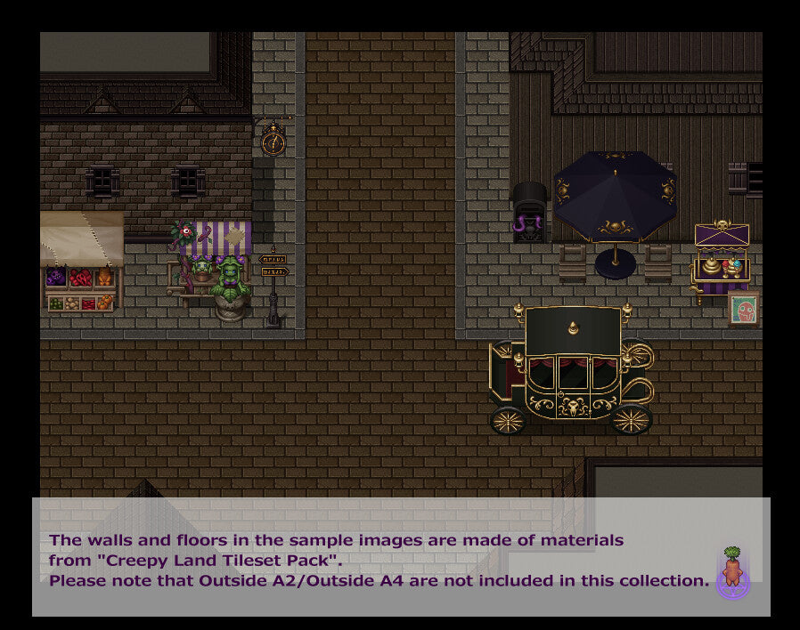 RPG Maker MZ - Creepy Land Tileset Pack Plus