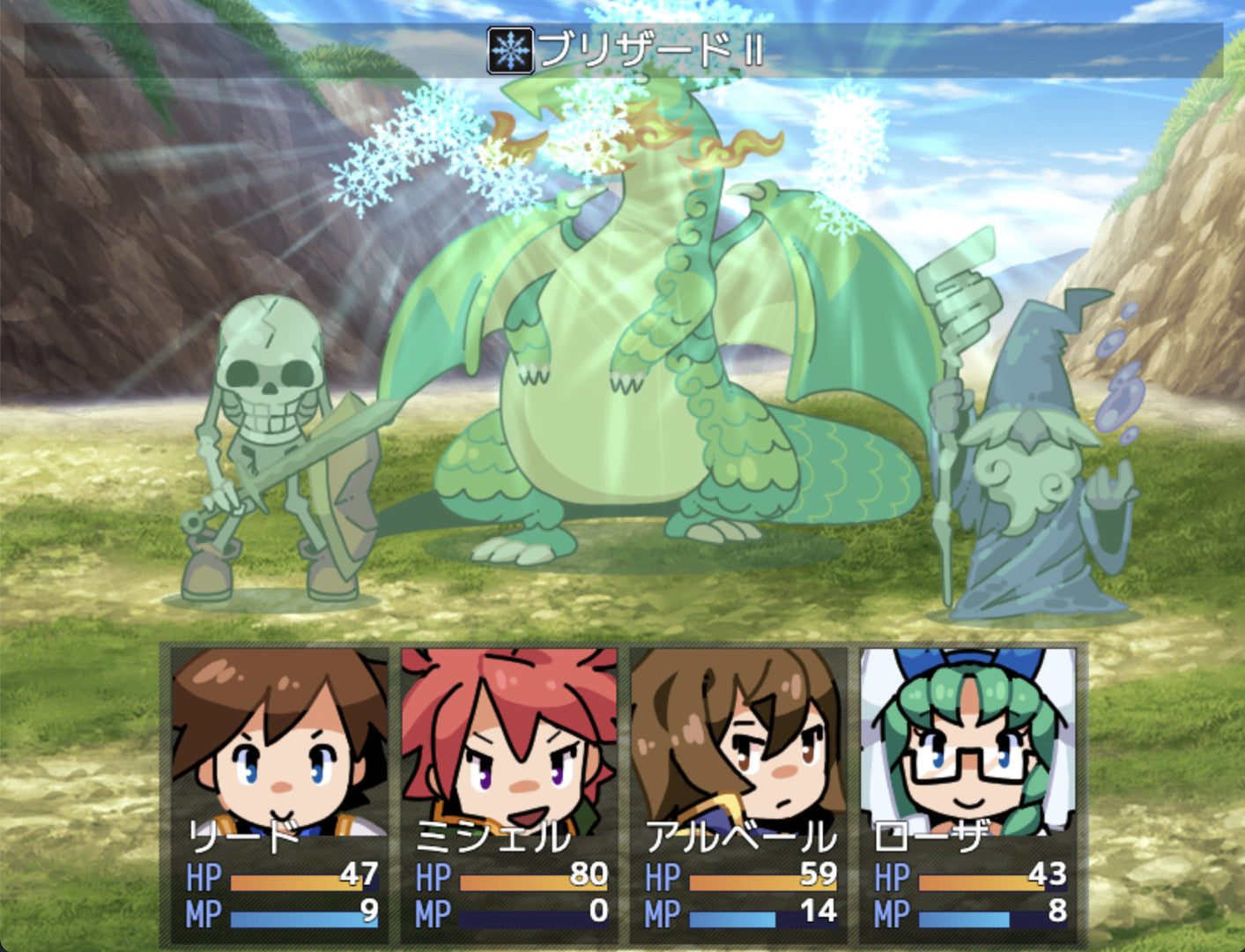 RPG Maker MZ - Pop Fantasy Battler and Face Set