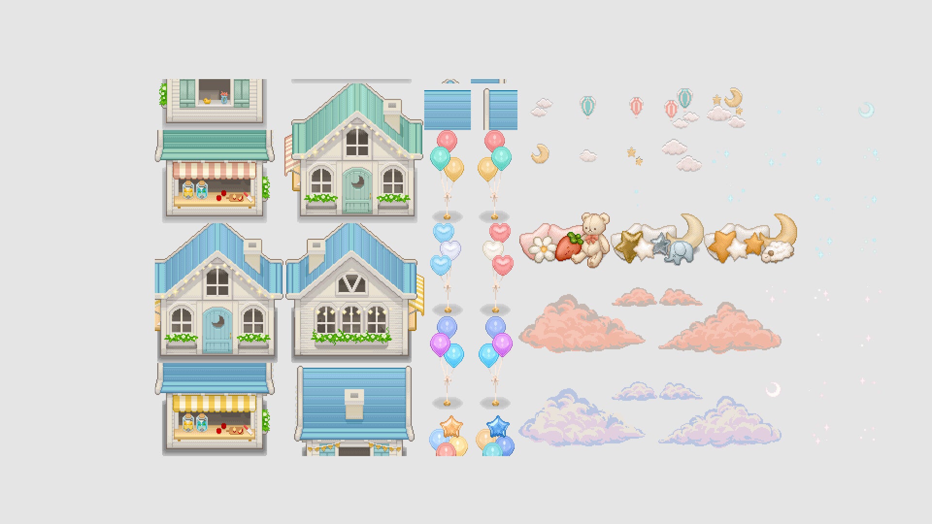 RPG Maker MZ - Pastel Kawaii Assets - Mini Version