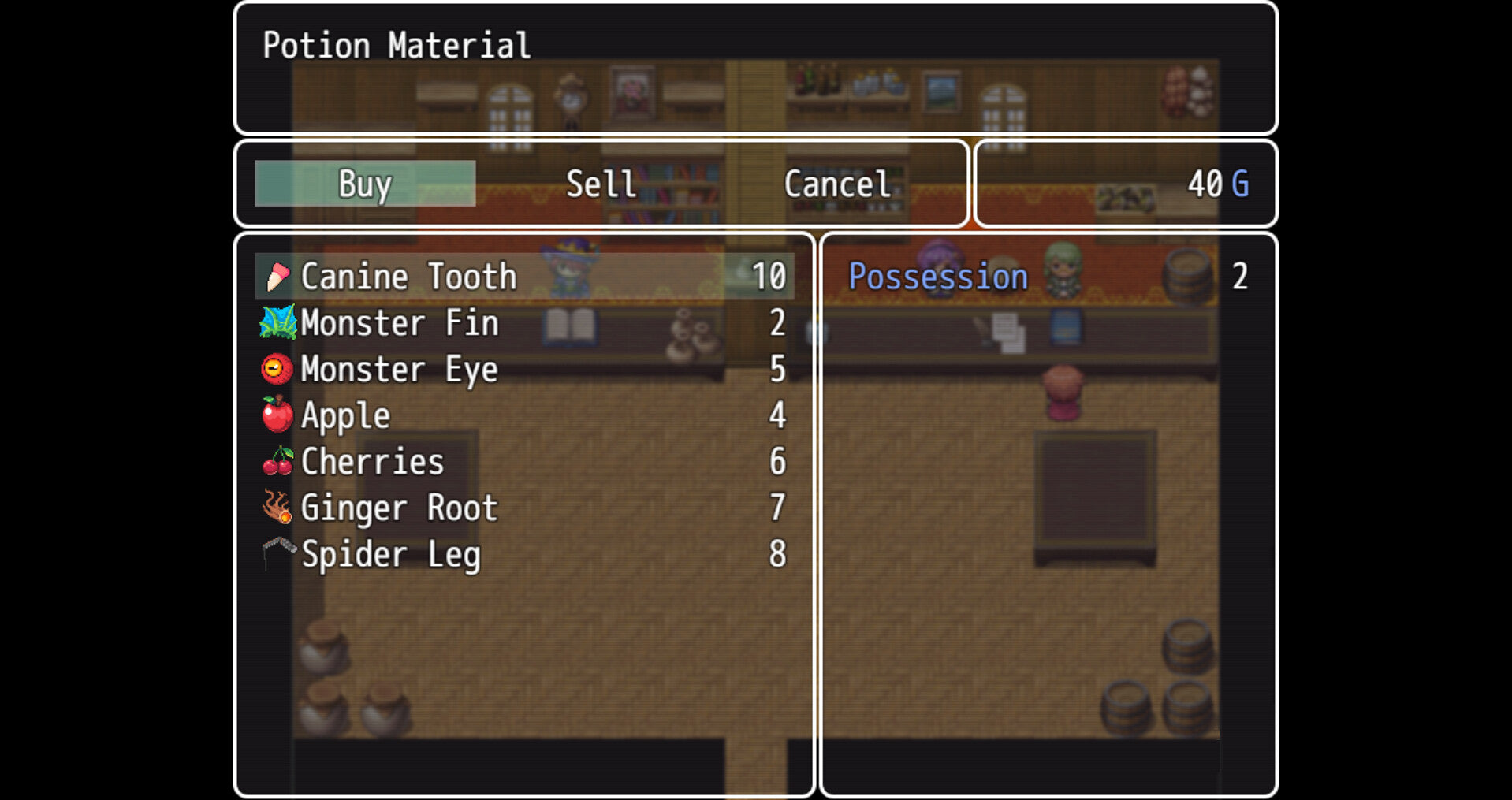 RPG Maker MZ - PIXELART MONSTER LOOT ICONS PACK
