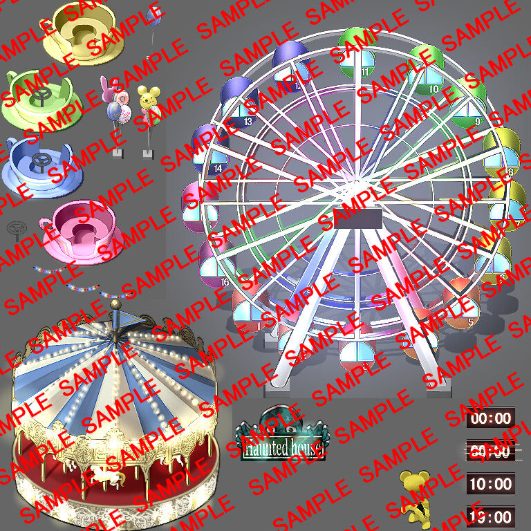 RPG Maker MZ - Amusement park! Tile set