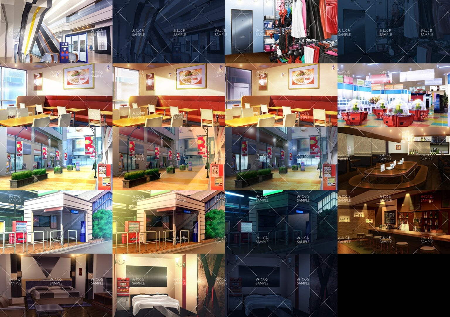 RPG Maker MZ - Minikle Backgrounds Bundle Cityscape part01