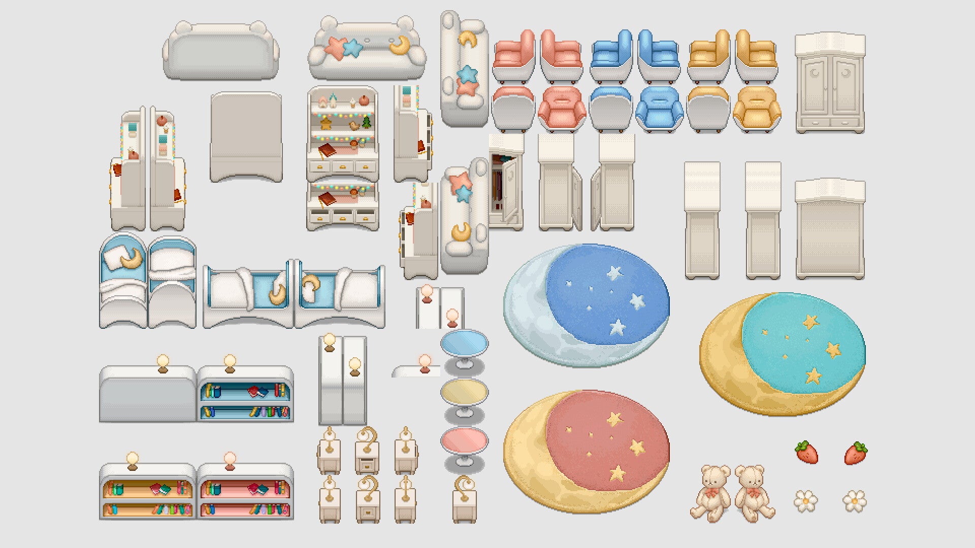 RPG Maker MZ - Pastel Kawaii Assets - Mini Version