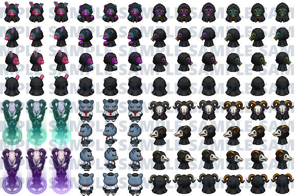 RPG Maker MZ - Creepy Land Tileset Pack Plus