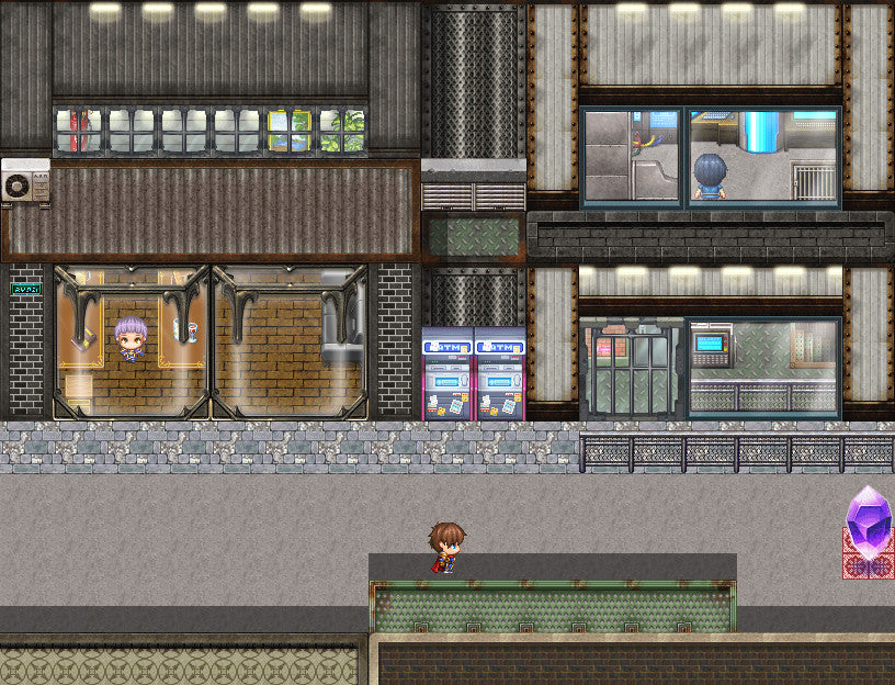 RPG Maker MZ - Useful Window Glass Tiles