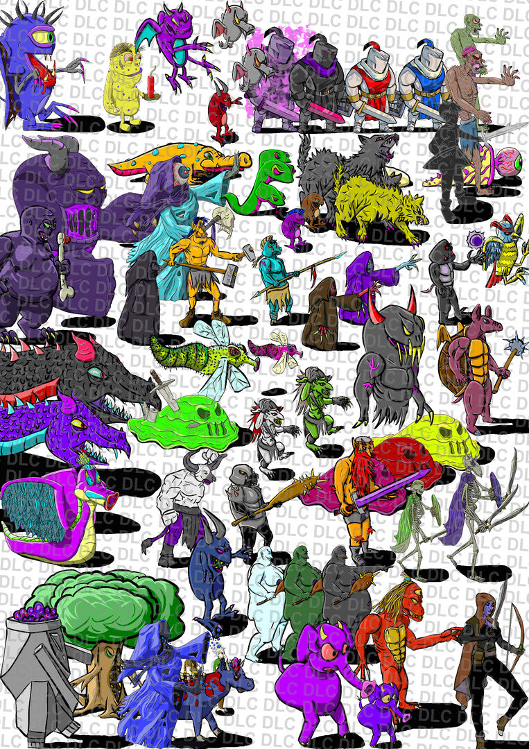 RPG Maker MZ - Pixel Pack 3 Sideview Enemies