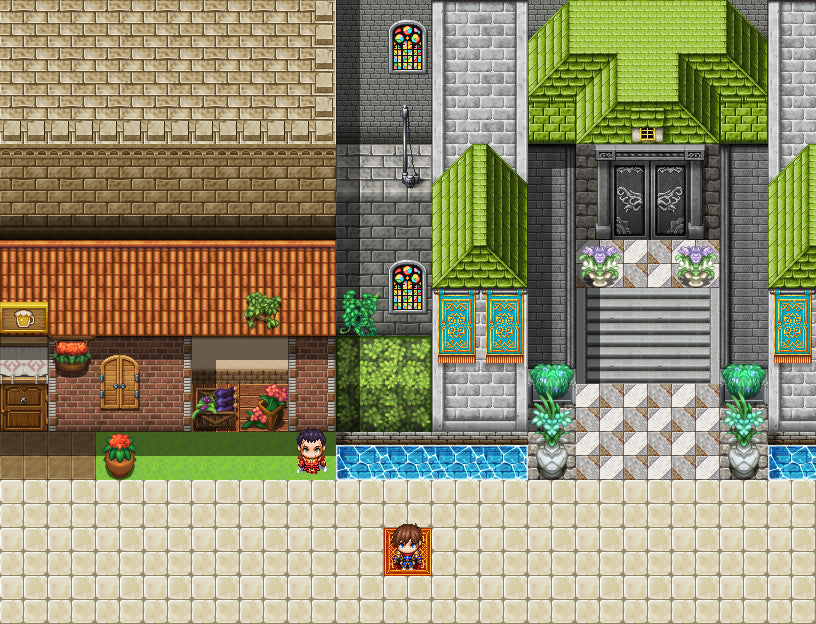 RPG Maker MZ - Useful Decorative Plant Tiles