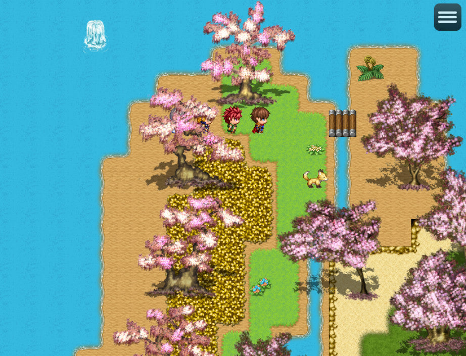 Official Rpj Japanese Four Seasons Tree Tiles - RPG Maker MZ | RPG Maker Official Store