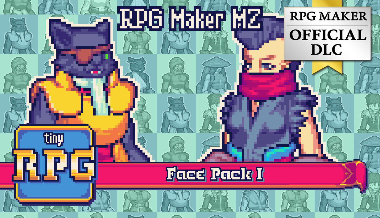 TinyRPG - Face Pack I - RPGツクールMZ