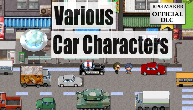 Various cars Characters set - RPG Maker MZ | RPG Maker Official Store