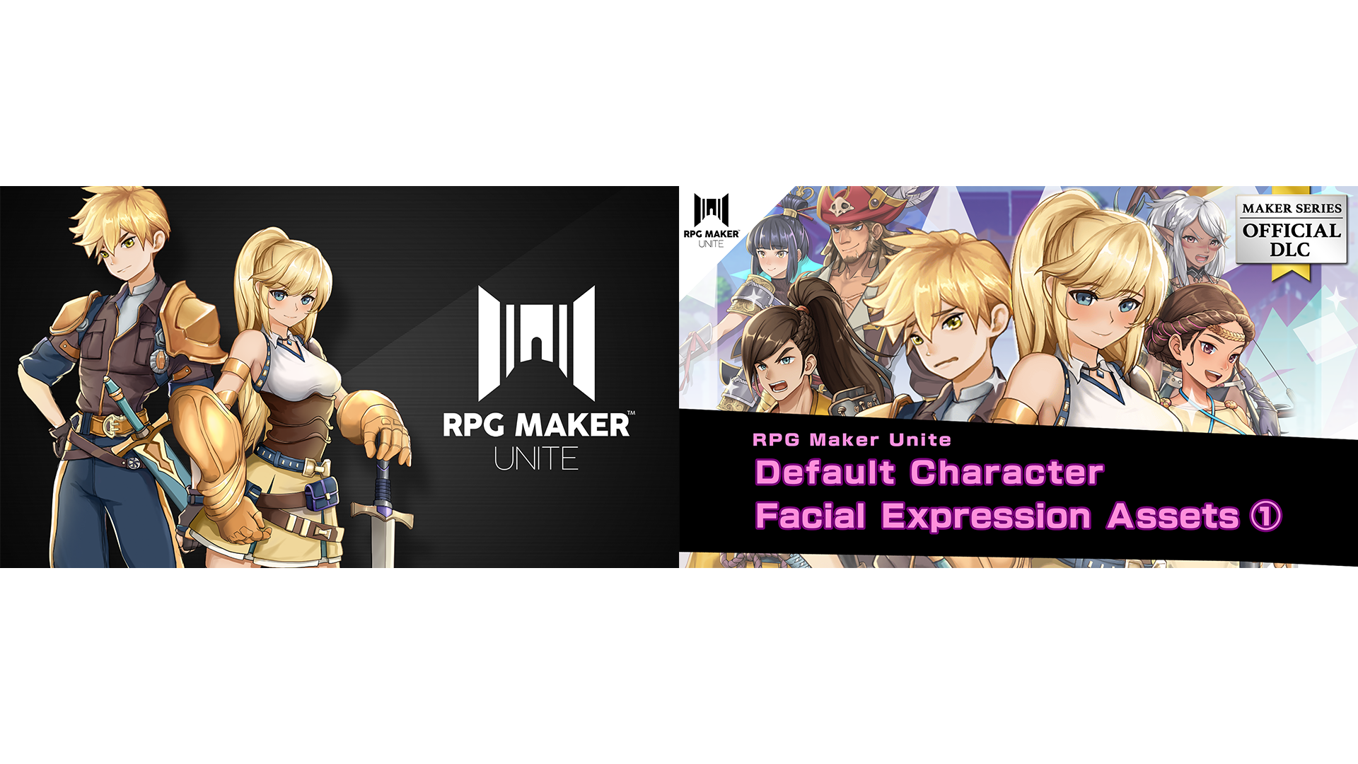 Bundle | RPG MAKER UNITE & RPG Maker Unite Default Character Facial Expression Assets1